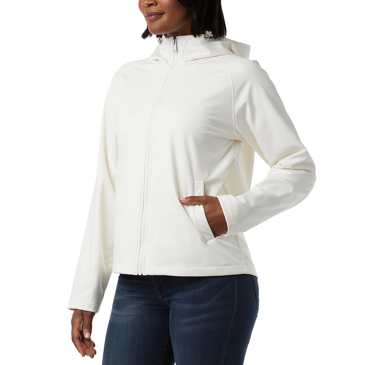32 Degrees Heat Chamarra para Dama Crema Extra Grande