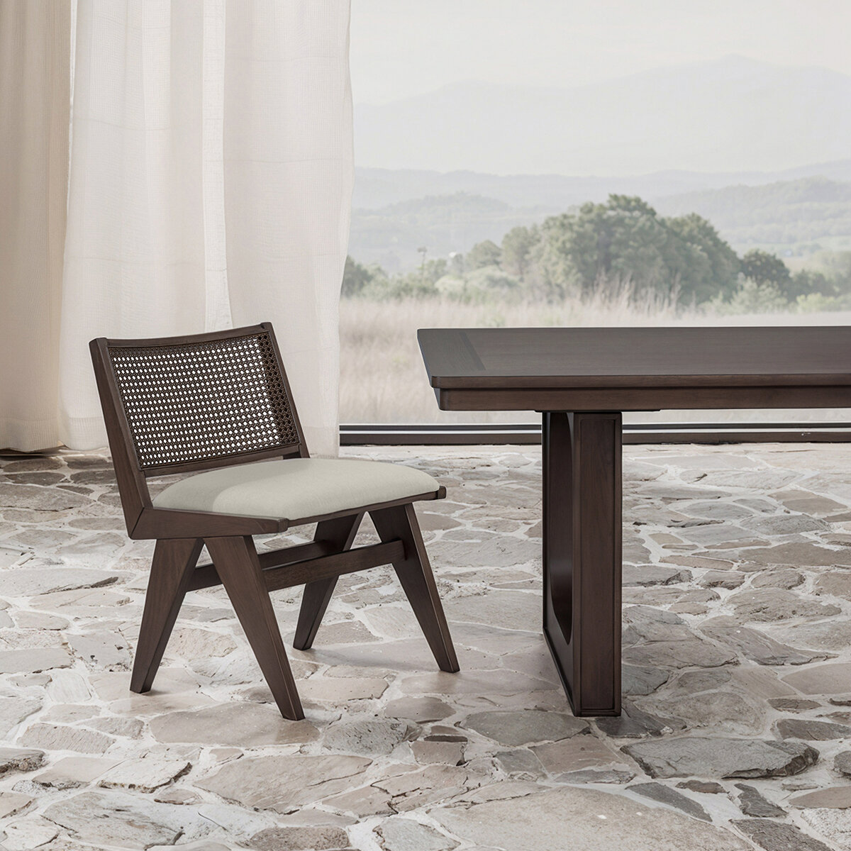 Flexsteel, Rowen, Juego de Comedor de 9 Piezas