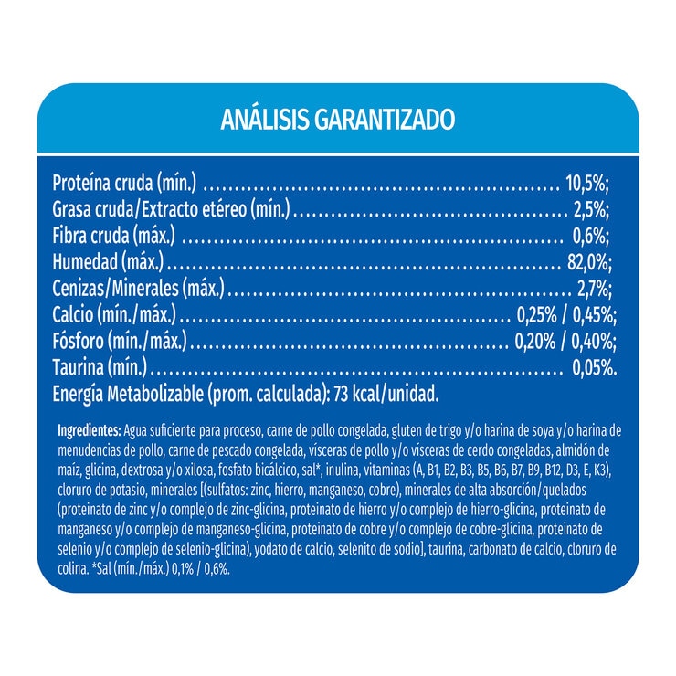 Cat Chow Alimento Húmedo para Gatos Sabor Pescado 24 pzas 85 g