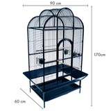 RedKite jaula para aves 90cm x 60cm x 170cm