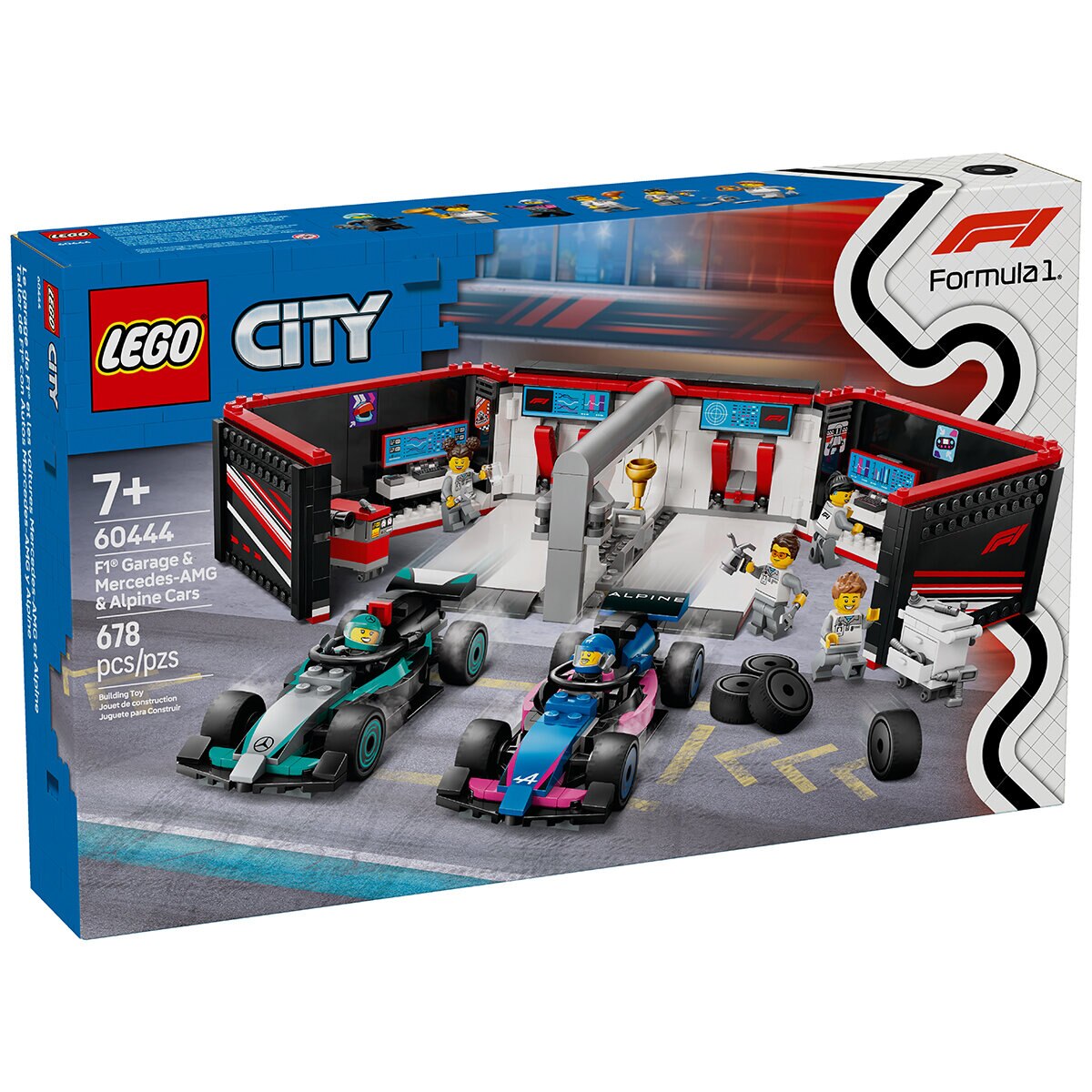 LEGO City Project Taller de F1 con Autos