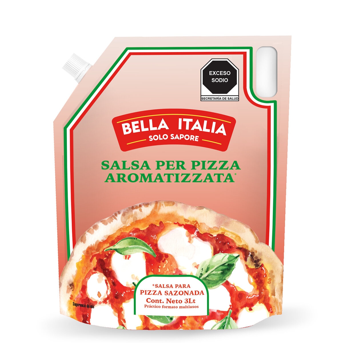 Bella Italia Salsa para Pizza 3 L