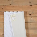 Riviera Home Tapete Para Baño con Diseño de Ondas 60 cm x 91 cm  White