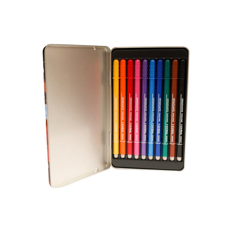 Cuaderno Canson XL Marker a4+ Lyra Graduate Fine Liner 10 Colores