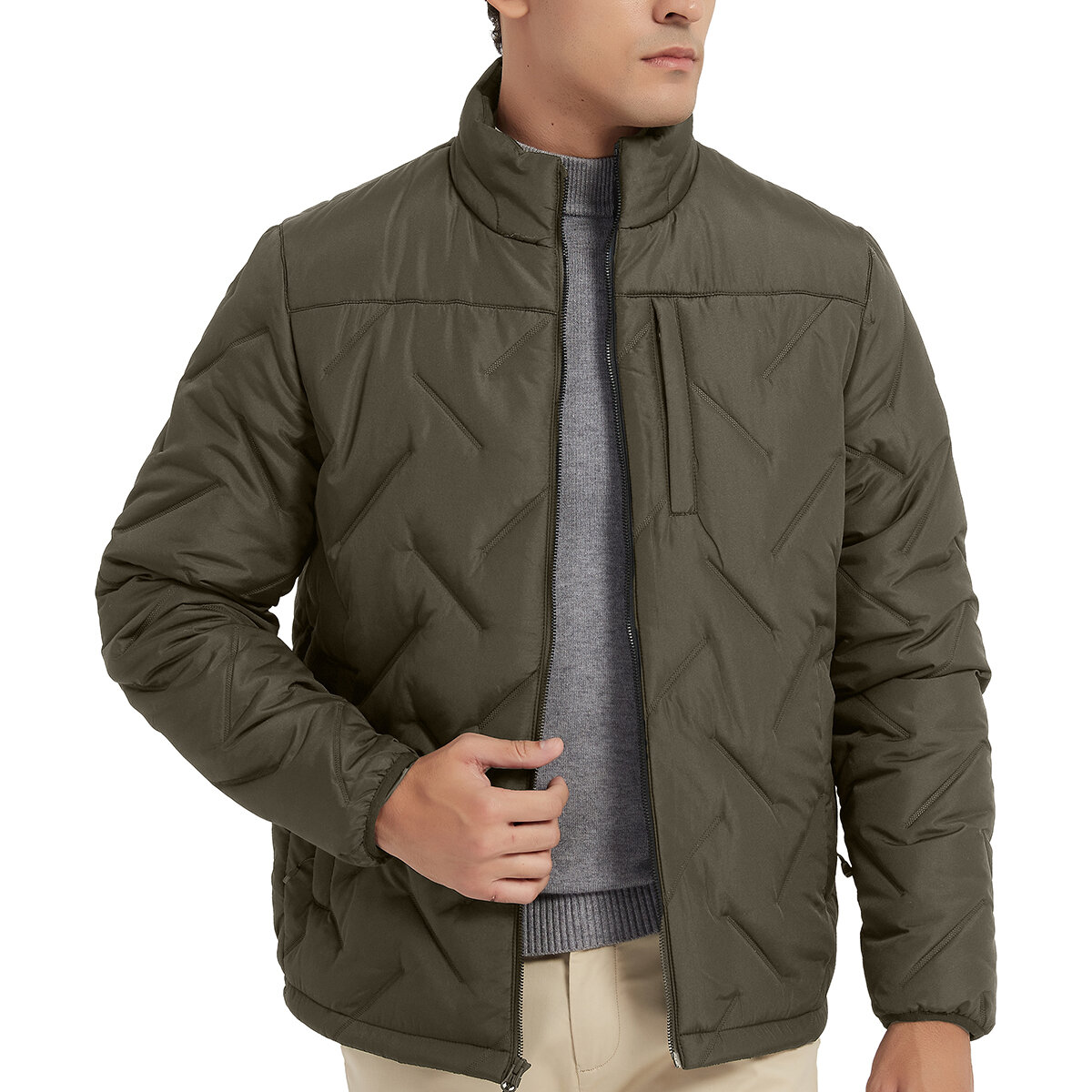 Hawke & Co Chamarra para Caballero Verde Extra Grande