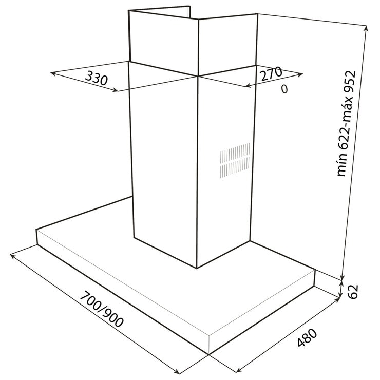 Teka Campana de Pared 90 cm