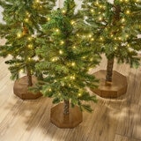 Árboles Iluminados con 240 Luces LED Juego de 3 Pzas.