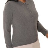 Mario Serrani Italy Suéter para Dama Gris Grande Mario Serrani Italy Suéter para Dama Gris Grande