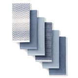 Town & Country, Toallas de Algodón Orgánico Para Cocina 6 Piezas, BLUE FY24