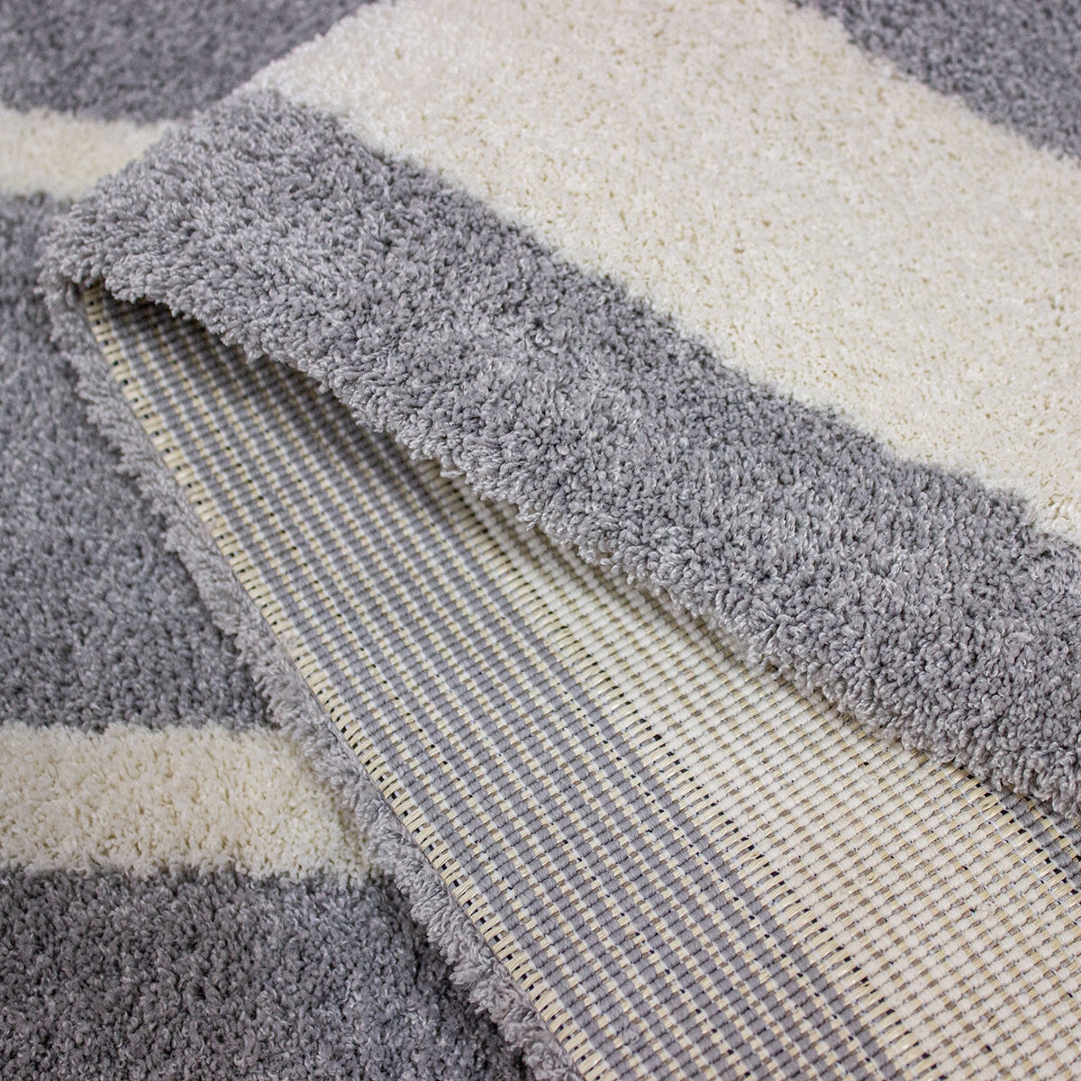 Dib Tapete Decorativo 160 cm x 230 cm Supreme Gris y Blanco