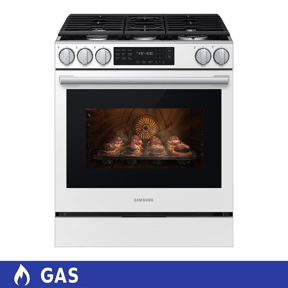 Samsung Estufa de Gas de Piso de 76cm con 5 Quemadores