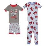 Koala Kids Pijama 4 piezas para Niños y Niñas Varias Tallas y Colores