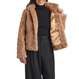 Pendleton Chamarra para Dama Café Grande