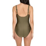 DKNY Traje de Baño para Dama verde mediana