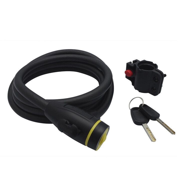 Yale, Cable de Acero con Candado y Llaves 12.7x2100 mm Yale, Cable de Acero con Candado y Llaves 12.7x2100 mm