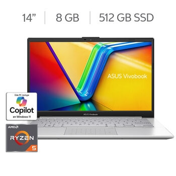 ASUS Vivobook Go 14 14" FHD AMD Ryzen 5 40 8GB 512GB SSD ASUS Vivobook Go 14 14" FHD AMD Ryzen 5 40 8GB 512GB SSD