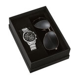 Bulova, Reloj para Caballero, Incluye Lentes de Sol