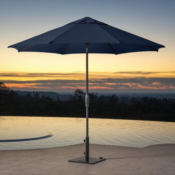 SunVilla, Sombrilla Redonda de 3m, Azul