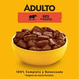 Pedigree Alimento Para Perros Adultos Sabor Res, Paquete De 24 Sobres de 100 gr