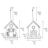 Stylecraft, Paquete de 2 Casitas para Ave de Madera