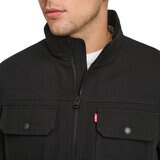 Levi's Chamarra para Caballero Negro Chica