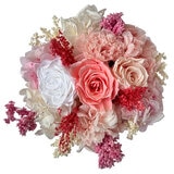 Alive, Bouquet Mix durazno, Caja Blanca, Duración 6 Meses.