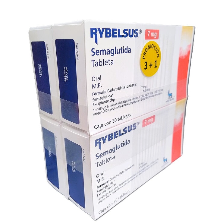 Rybelsus 7 mg 30 Tabletas 4 Pack