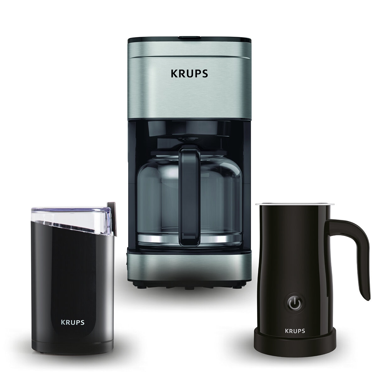 Krups Combo de Cafetera Molino y Espumador Costco M xico