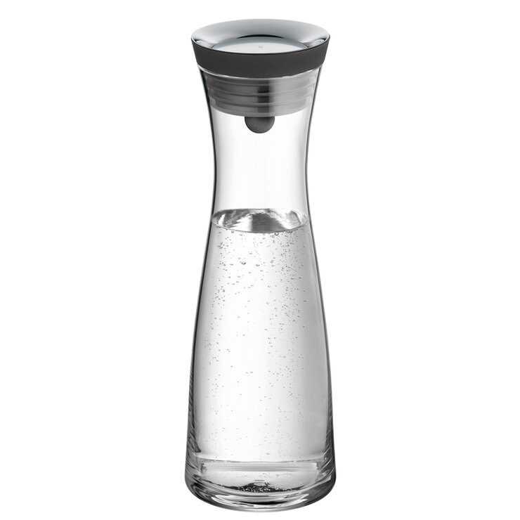 WMF Jarra de Cristal con Tapa de Acero Inoxidable de 1L