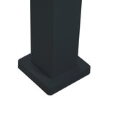 Zhengte, Pérgola de Aluminio de 3m x 6m, Color Negro