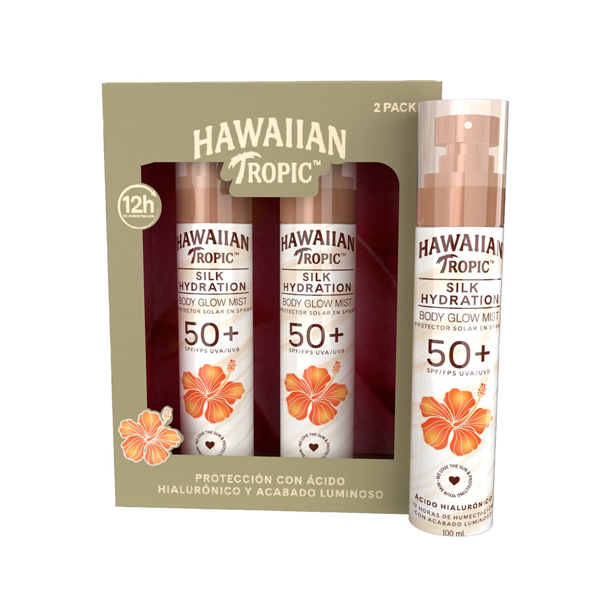 Hawaiian Tropic Glow Mist SPF 50+ Hawaiian Tropic Glow Mist SPF 50+