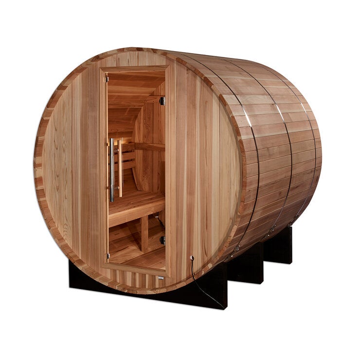 Sauna de Vapor con Diseño de Barril Dynamic Arosa, 4 personas Sauna de Vapor con Diseño de Barril Dynamic Arosa, 4 personas