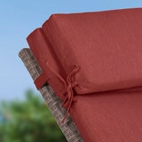 Peak Season, Cojin para Camastro Rojo 2 Piezas