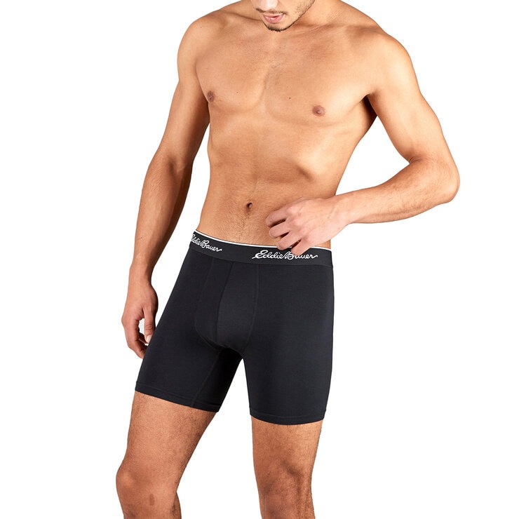 Eddie Bauer Boxers para Caballero 5 piezas Azul Chica