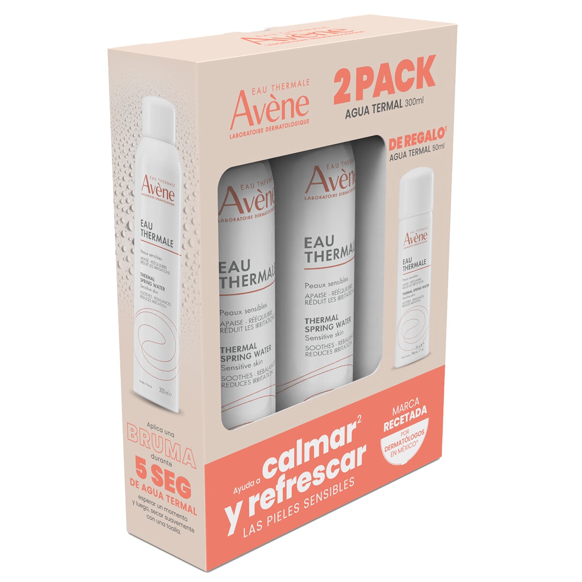 Avène Kit de Agua Termal 2 de 300 ml + 50 ml