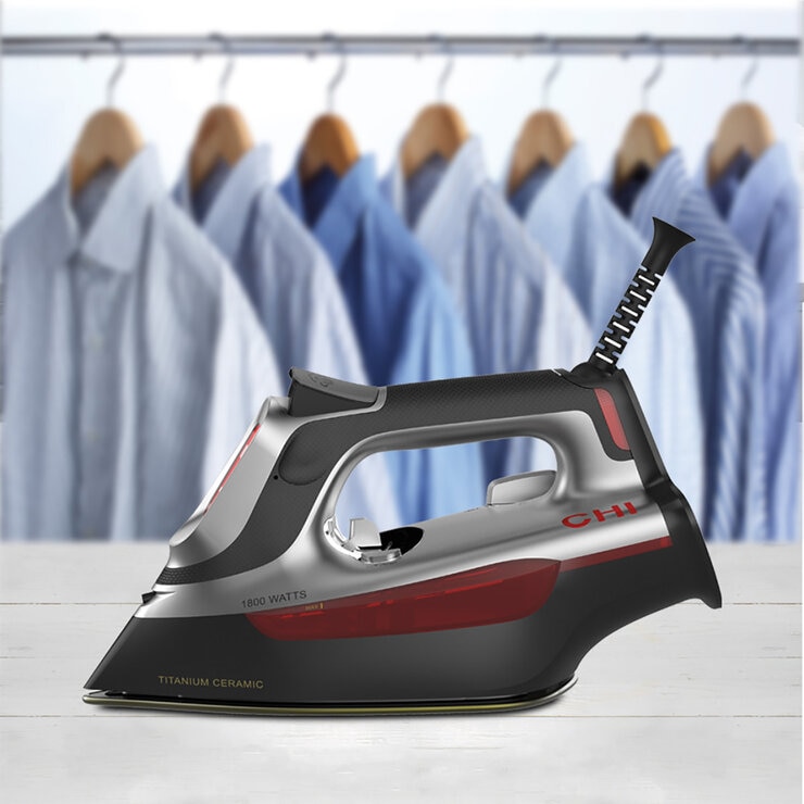 CHI, Plancha Antiadherente con Pantalla Táctil