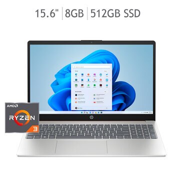 HP Laptop 15-fc0001la 15.6" Full HD AMD Ryzen 3 8GB 516GB SSD