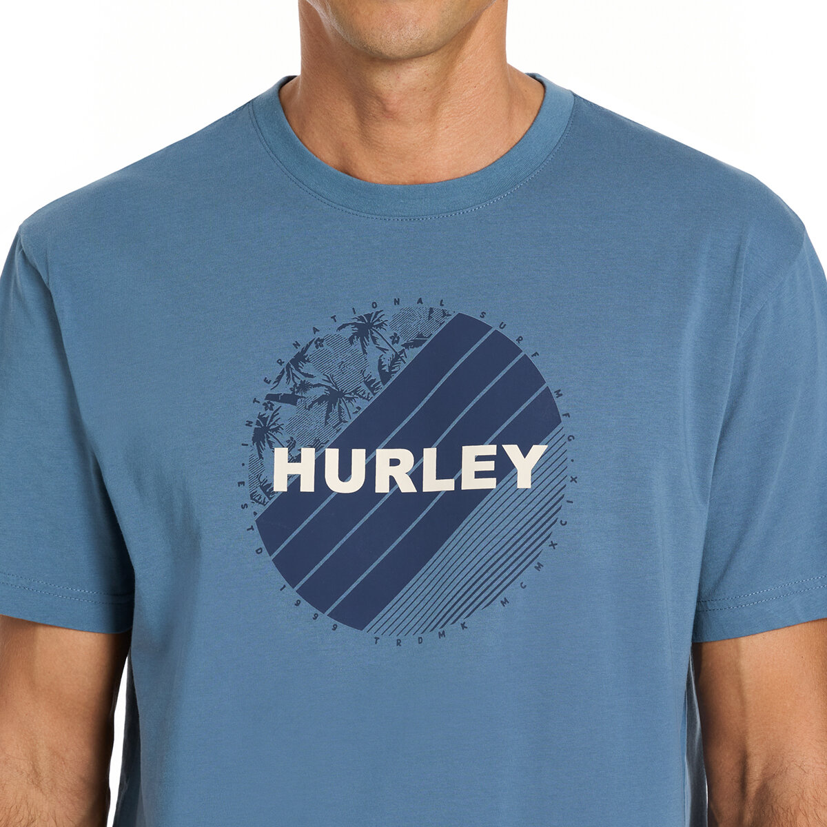 Hurley Playera para Caballero Azul Extra Grande