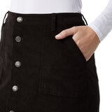 32 Degrees Heat Falda para Dama Negro Extra Grande