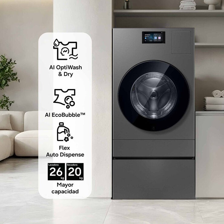 Samsung Lavasecadora Bespoke 26Kg / 20Kg Samsung Lavasecadora Bespoke 26Kg / 20Kg