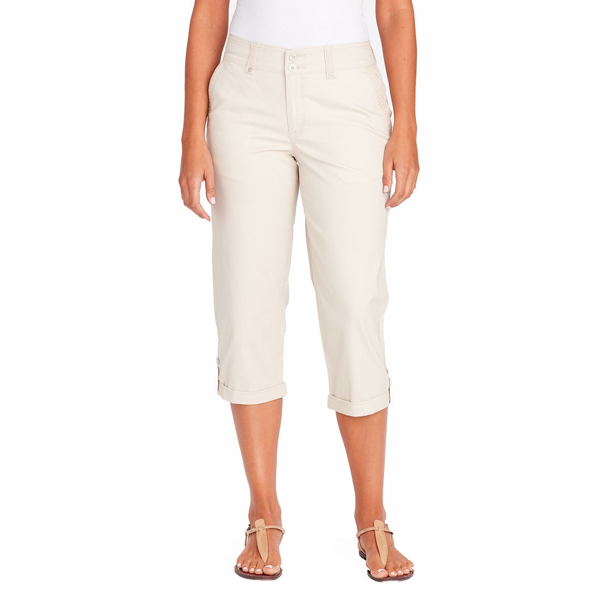 Gloria Vanderbilt, pantalón capri (varias tallas y colores) Costco México