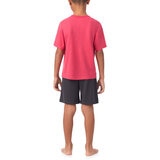 Saint Eve Pijama 3 piezas para Niños y Niñas Rojo 7 / 8 Años