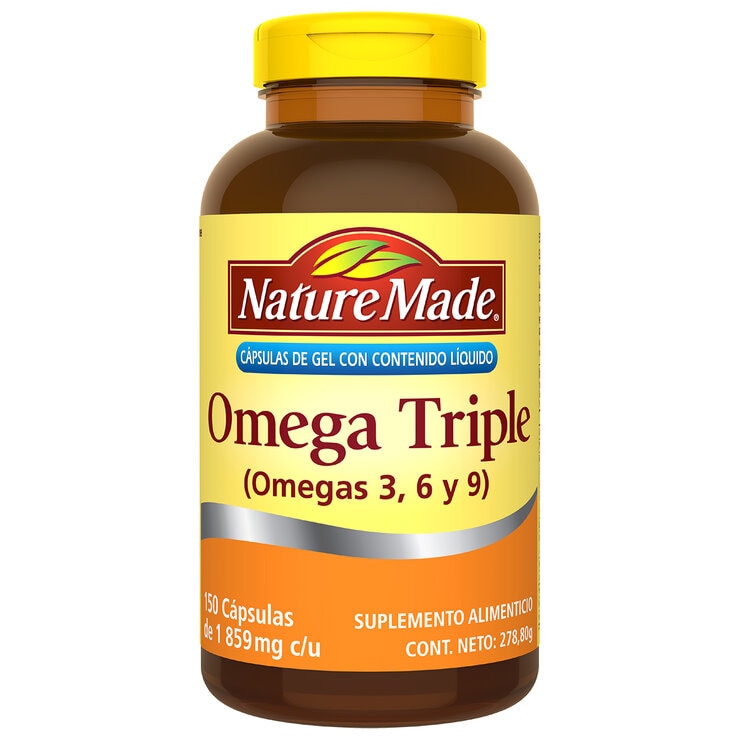 Nature Made Omega Triple (Omegas 3, 6 y 9) 150 cápsulas