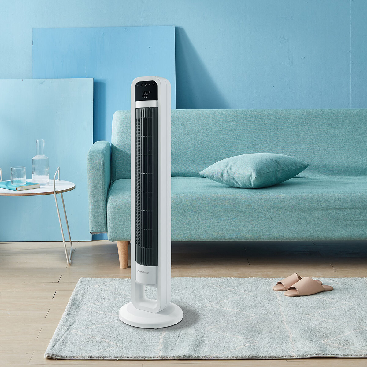 OmniBreeze, ventilador de torre con control WiFi, 5 velocidades