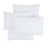 Kirkland Signature Juego de Sábanas King 6 piezas blanco