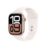 Apple Watch S10 (GPS + Cellular) Caja de aluminio oro rosa 42mm con correa deportiva rosa rubor S/M