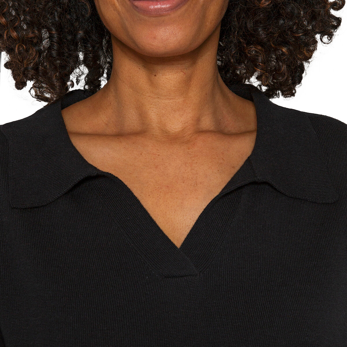 Mario Serrani Blusa para Dama Negro Extra Chica