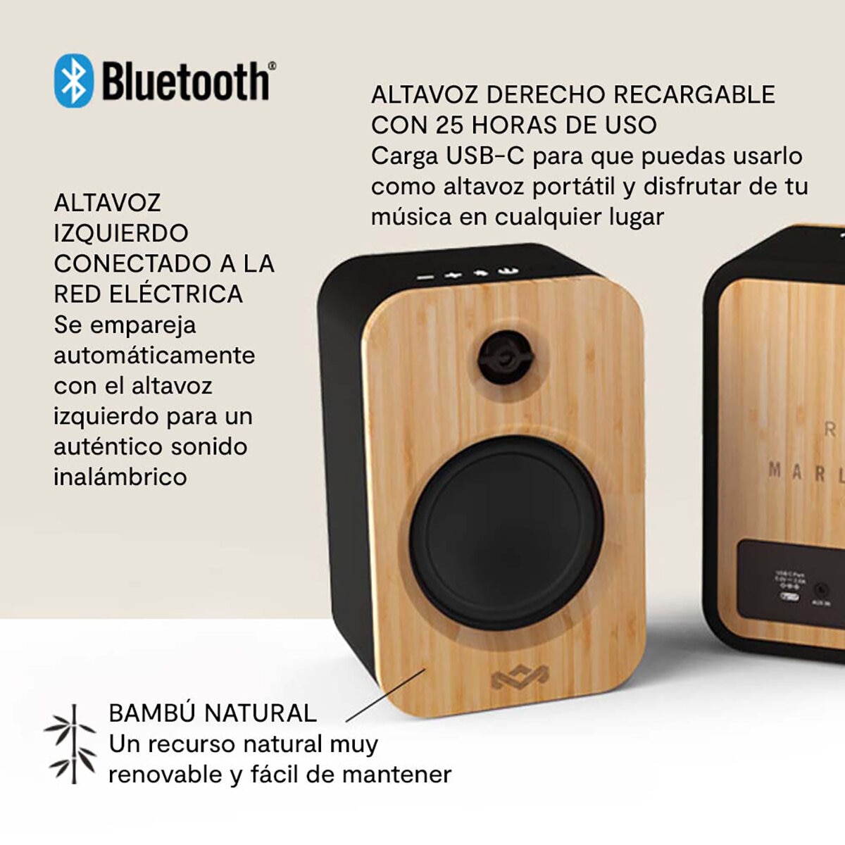 House of Marley Bocinas Bluetooth Get Together Duo