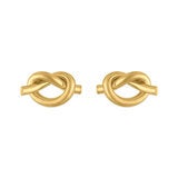 Aretes, Nudo de Amor, Oro Amarillo 14K Aretes, Nudo de Amor, Oro Amarillo 14K