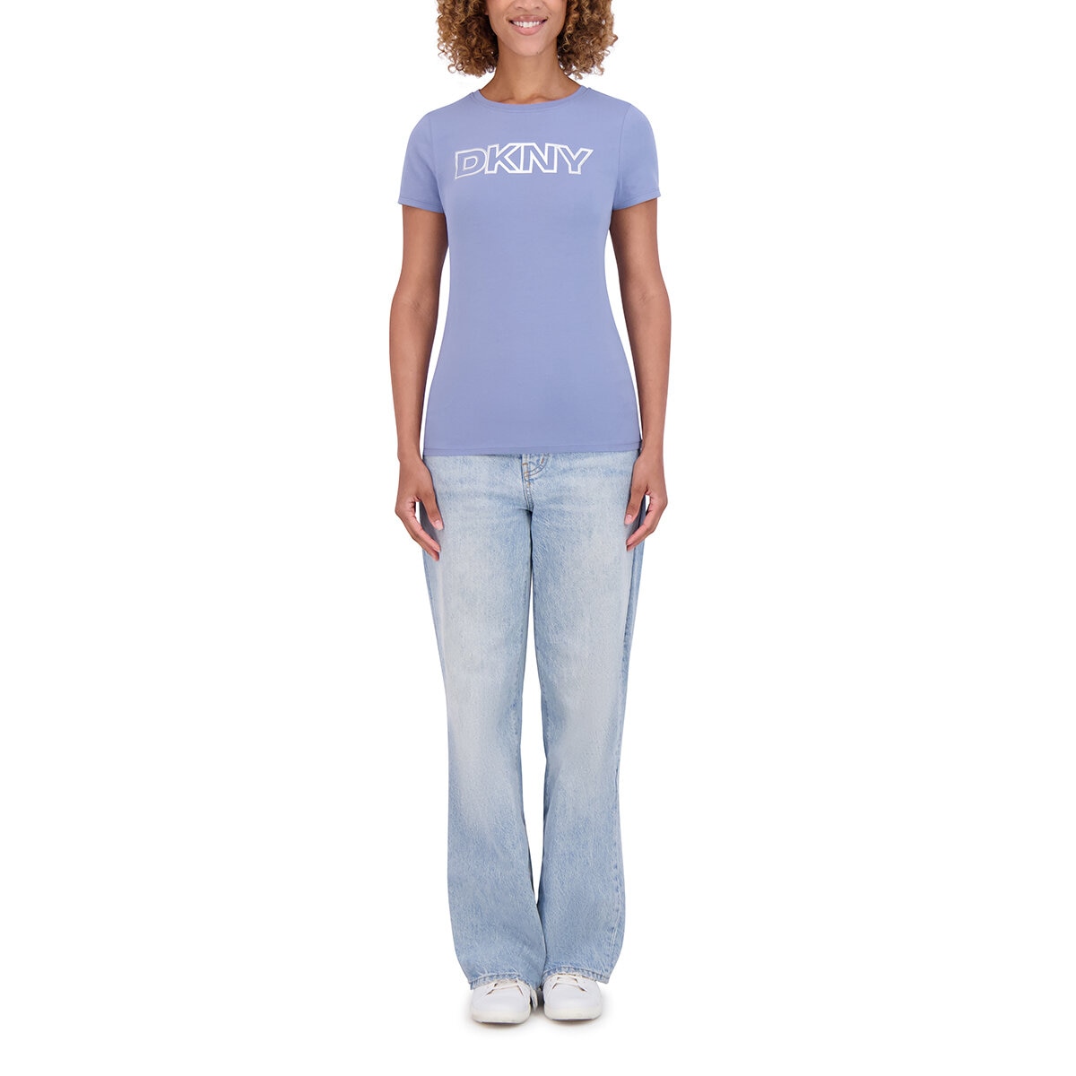DKNY Blusa para Dama Azul Extra Grande